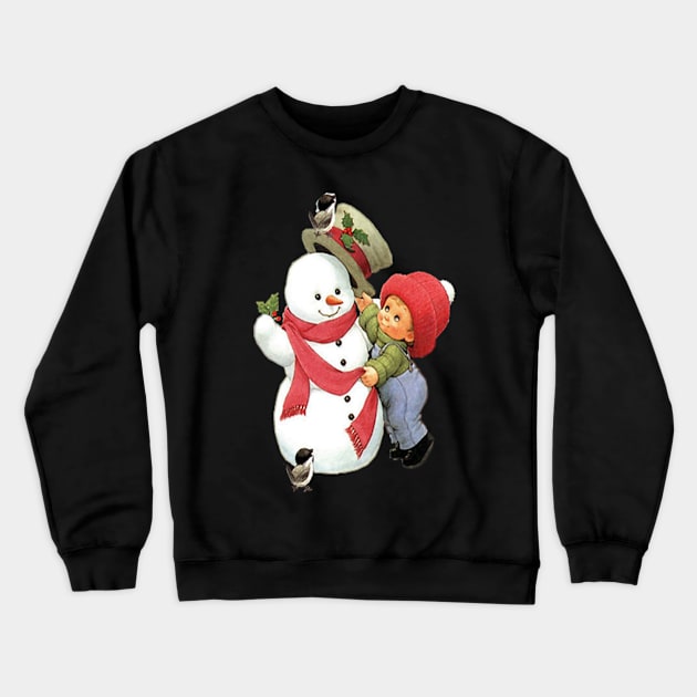 Christmas snowman Crewneck Sweatshirt by hamzaben